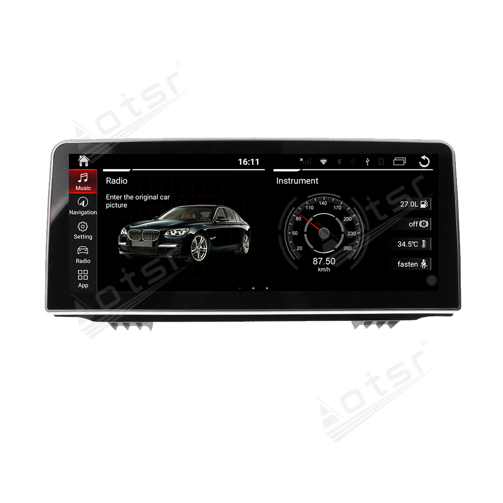 Android 10.0 multimedia player with GPS navigation stereo main unit DSP  8GB + 128GB suitable for 12.3 BMW X5 14-18 BMW X6 15-19-Aotsr official website