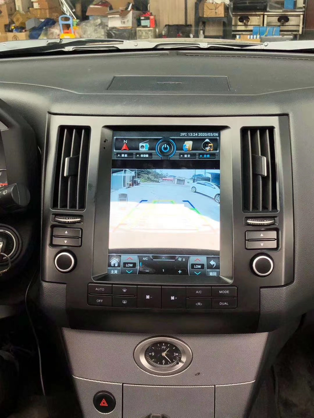 Android 11 128G Tesla Style GPS Navigation For Infiniti FX35 FX45 FX25 FX37 2003 2004 - 2006 Auto Radio Stereo Multimedia Player