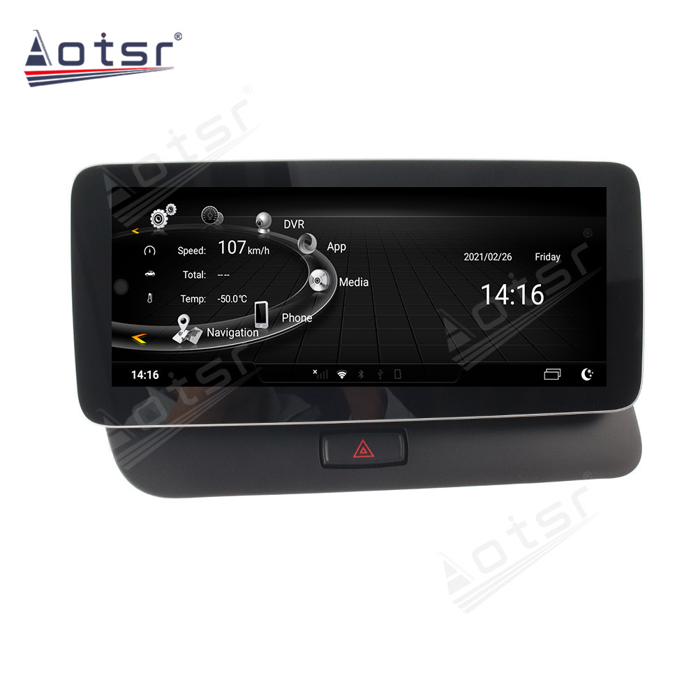 Android 10.0 multimedia player with GPS navigation stereo main unit DSP  8GB + 128GB suitable for Audi Q5 2009-2016 10.25 Base-Aotsr official website