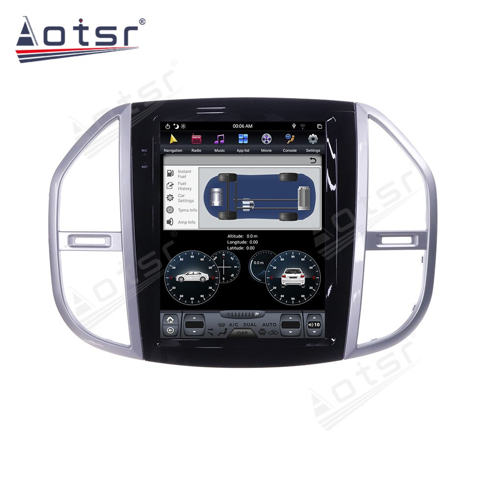 Tesla Big Screen For Mercedes-Benz Vito w447 w176 w639 Android Radio GPS Navigatio Multimedia 2016-2019 DVD Video Player Stereo-Aotsr official website