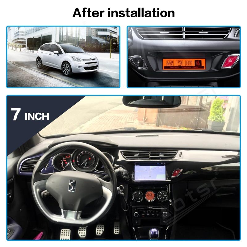 For Citroen C3 DS3 Android 10 Car DVD Radio Player 4G ROM 2010 - 2016 GPS Navigation Multimedia Player Auto Audio  Head Unit-Aotsr official website