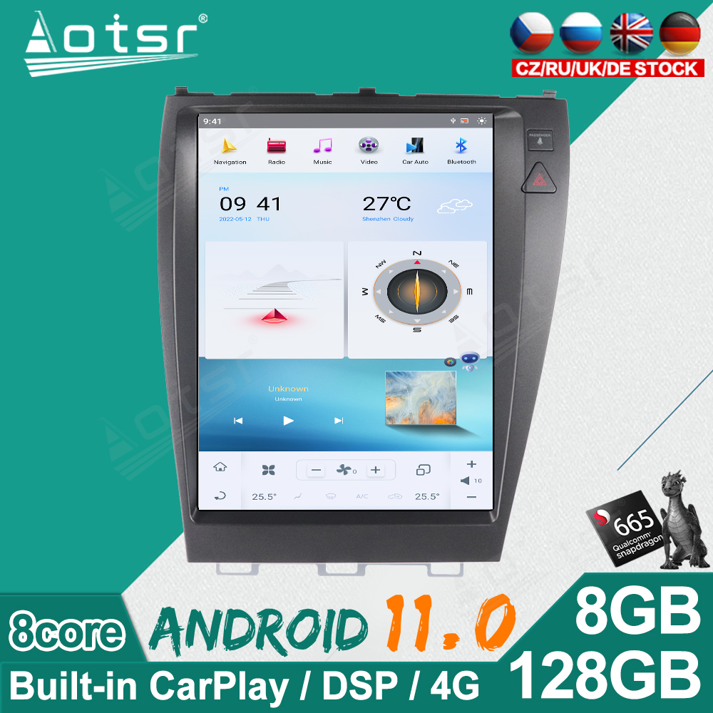 Qualcomm Tesla Screen Android 11 Car Radio For Lexus ES 2006-2012 Car DVD Player Auto GPS Navigation 4G-Aotsr official website