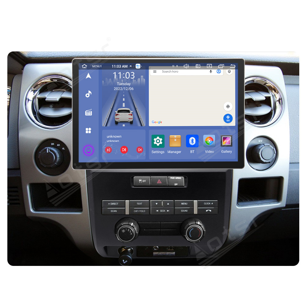 13.3 Inch Android 11 Auto For Ford Raptor F150 2008-2014 Car Multimedia Player GPS Navigation Auto Radio Stereo Head Unit 