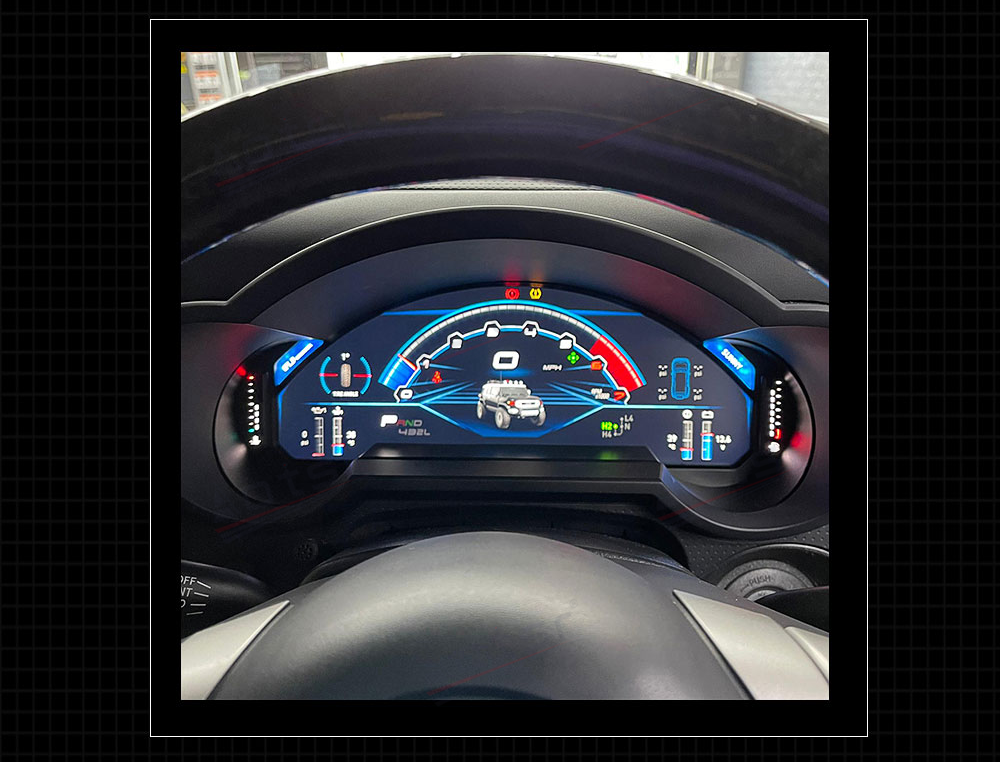 Car Screen Original Digital Cluster For Toyota FJ Cruiser 2007-2019 Virtual Instrument LCD Carplay Dashboard Panel Headunit GPS
