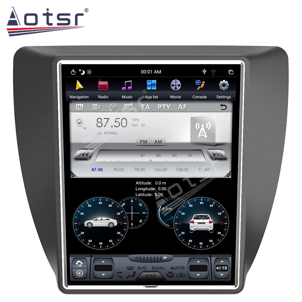 For Volkswagen Passat CC 2011-2014 Android 9 64G PX6 Vertical Tesla Screen Car GPS Navigation Stereo Head Unit Multimedia Player-Aotsr official website