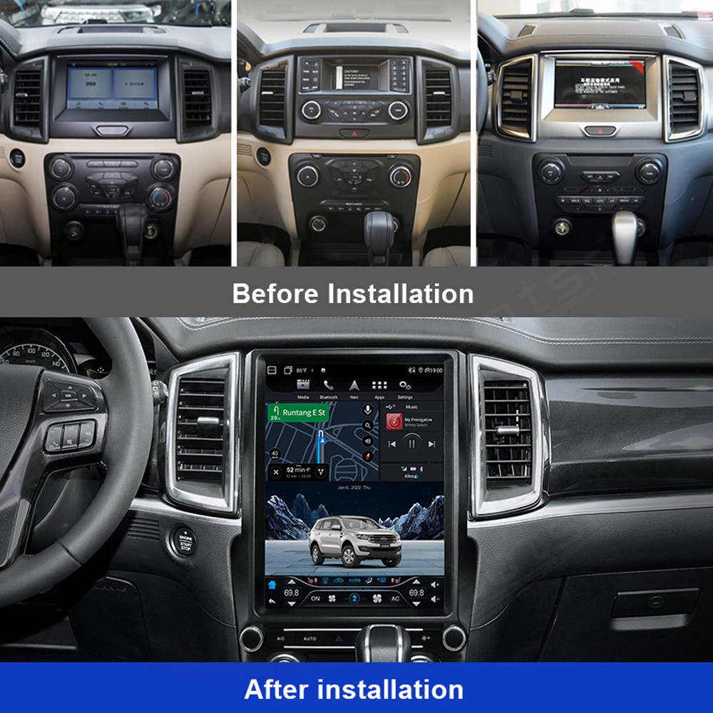 12.1'' Android 11 Car Radio For Ford Ranger 2016-2021