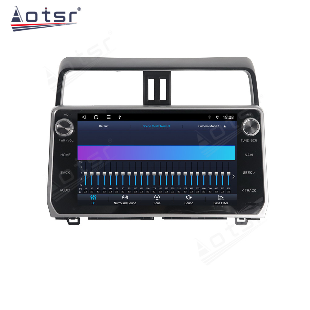 Android 12 Auto For Toyota LAND CRUISER PRADO 2018 Car Radio Multimedia Player GPS Navigation Carplay 4G SIM Head unit