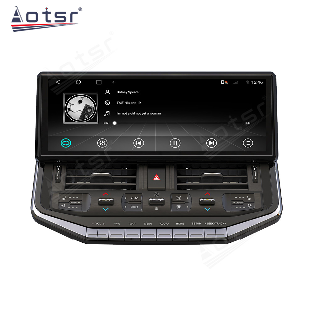 Android 12 13.5'' Screen For Toyota land Cruiser LC200 LC300 2016-2021 8core Car radio Multimedia Player Car GPS Navigation Head Unit