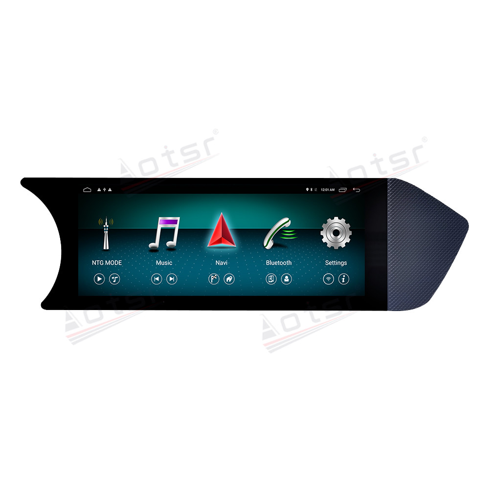 Android 12 Car multimedia player head unit For Mercedes Benz C Class W204 2011 - 2014 NTG 4.5 Radio stereo Audio gps tape recorder