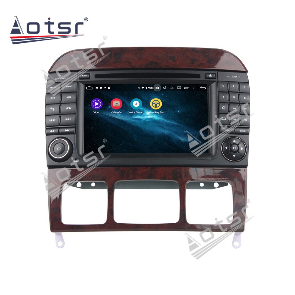 128G Carplay Multimedia Android 10 For Mercedes Benz S Class W220 1998 1999 2000 2001 2002 2003 2004 2005 GPS Receiver Head Unit-Aotsr official website
