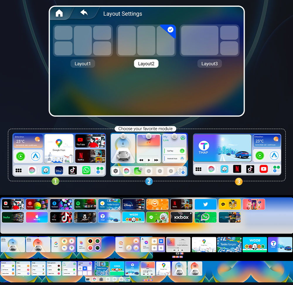 Wireless Carplay Mini AI Box Apple Carplay Android Auto 4G LTE GPS Youtube Netflix Play Head Unit