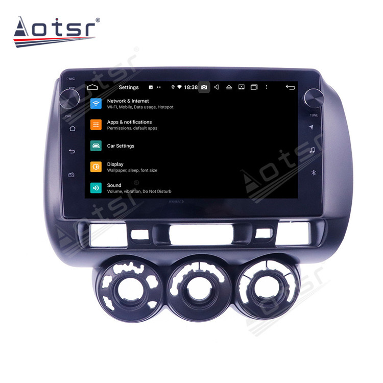 128G Android 10.0 For Honda Fit 2006-2008 Auto Stereo Audio Car Radio DVD Multimedia Player GPS Navigation Head Unit