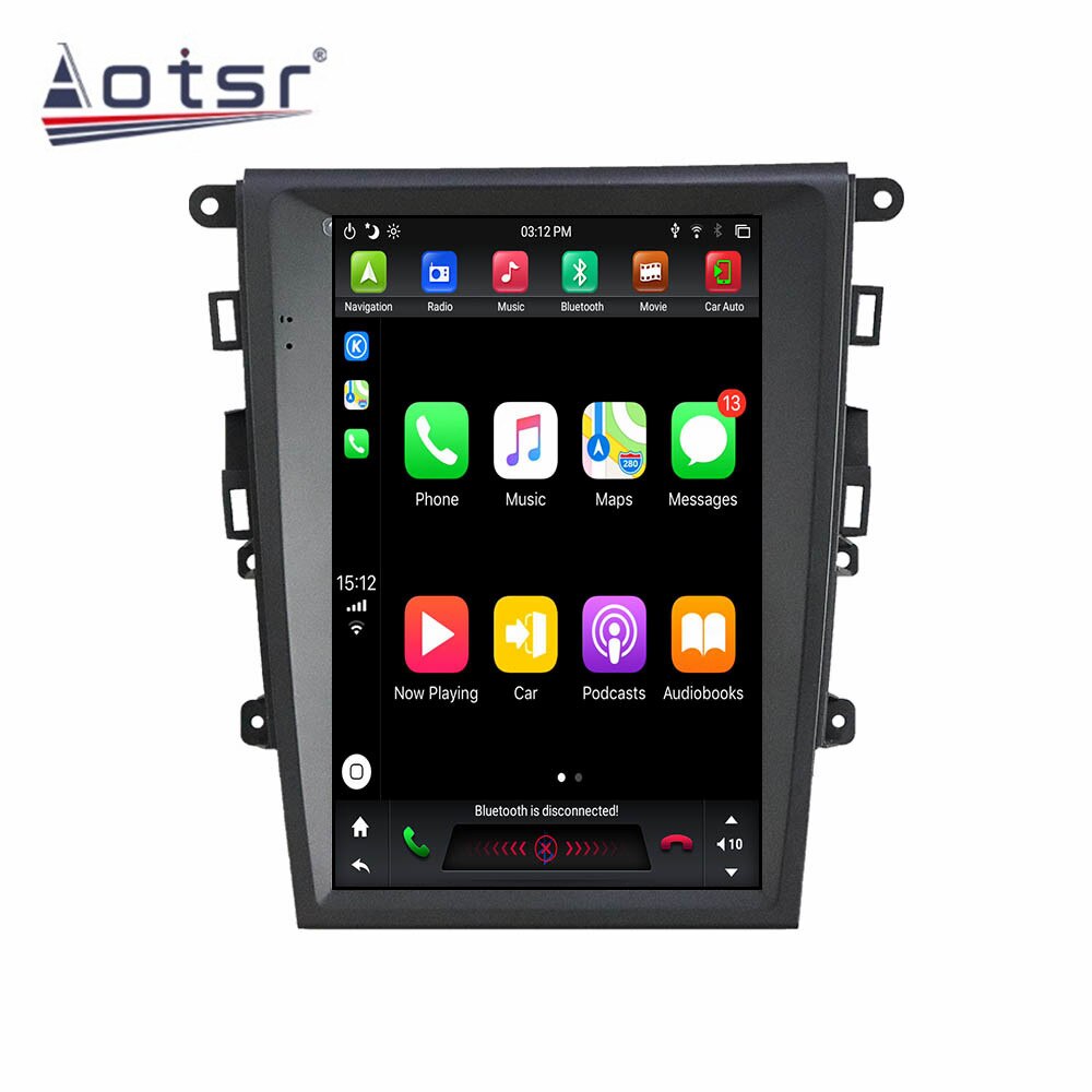 Android 9.0 system Car GPS multimedia stereo radio player For Ford Mondeo 2013-2017 navigation player Tape Recorder Head uinit-Aotsr official website