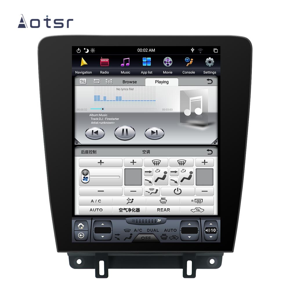 Android 9.0 Tesla style NO DVD multimedia player GPS navigation for Ford Mustang 2010-2014 Ccar Radio Coche player Auto headunit-Aotsr official website