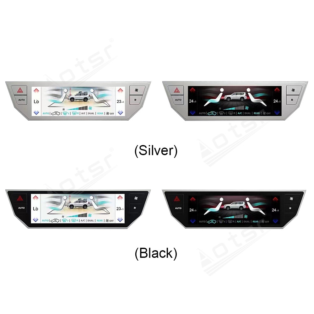 AC Panel Air Conditioner Climate Control For Toyota Prado 2018-2022 Touch Stereo Board Screen Headunit Original Style