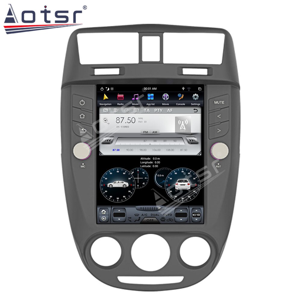 For Buick Excelle 2008-2015 Tesla Style Android 9.0 64GB 4G PX6 Car Audio GPS Navigation Head Unit Multimedia Player Auto Radio-Aotsr official website