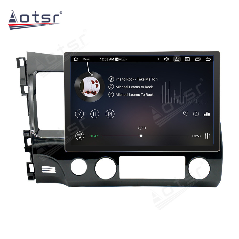13.3 Inch Android 11 Auto For Honda Civic 2006-2011 Car Multimedia Player GPS Navigation Auto Radio Stereo Head Unit 