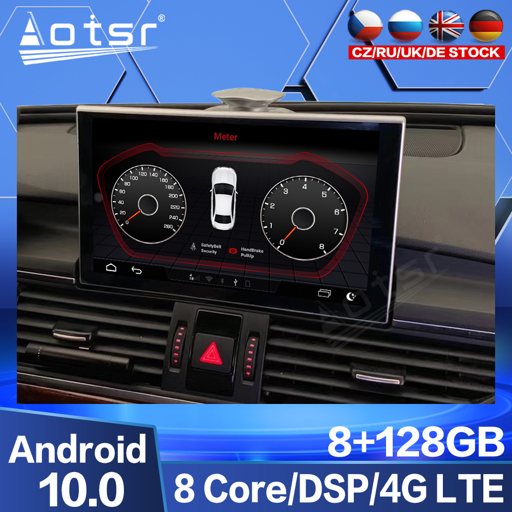 Android 10.0 multimedia player with GPS navigation stereo main unit DSP  8GB + 128GB suitable for Audi A6 12-18 -Aotsr official website
