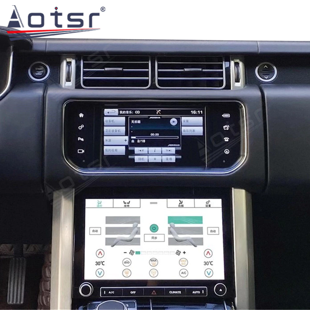 Digital AirCon AC/C Panel For Land Rover Range Rover Vogue LWB L405 2013 2014 2015 2016 2017 Touch LCD Air Conditioner Screen-Aotsr official website