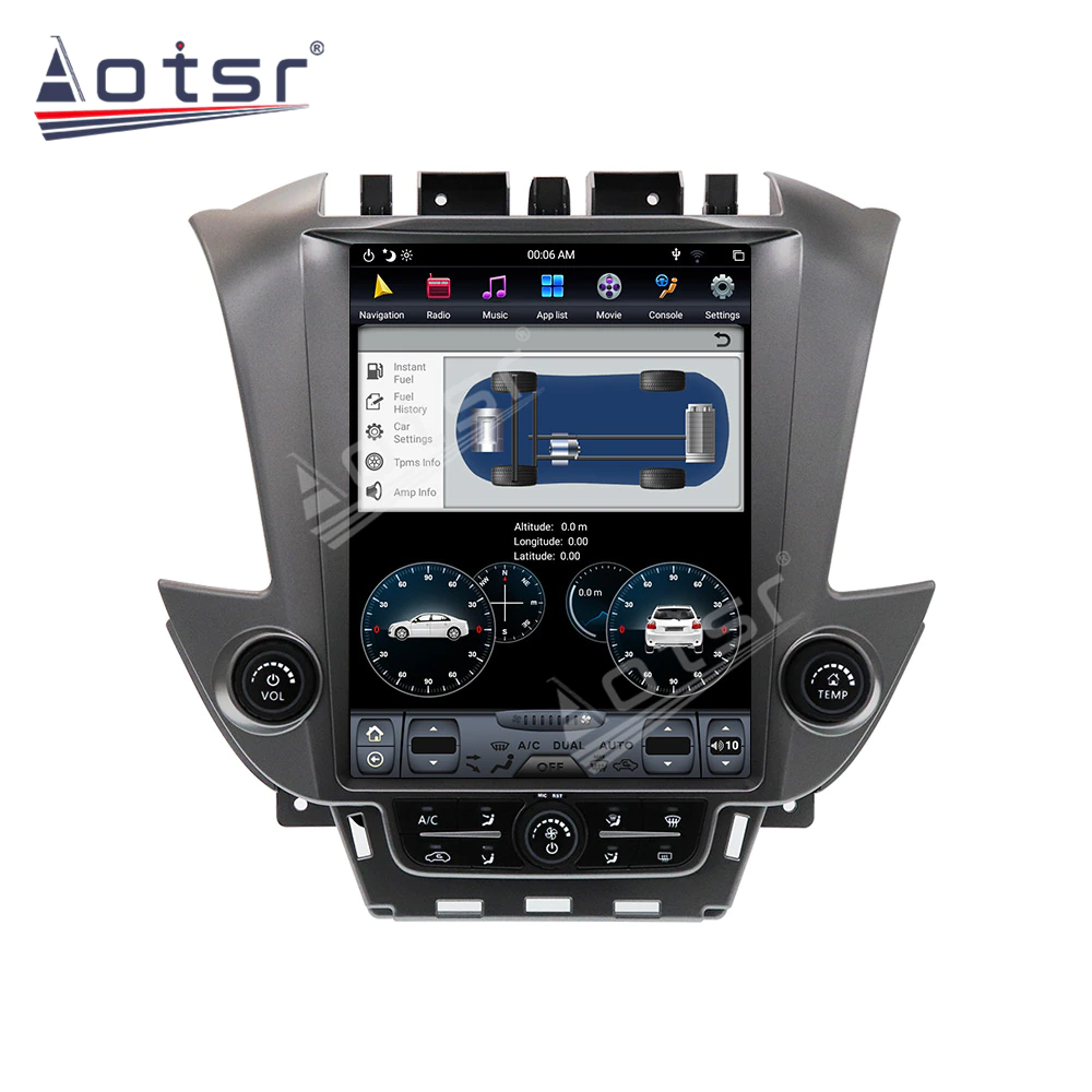 Multimedia Player Tesla Big Screen Car GPS Navigation For GMC Yukon Chevrolet Tahoe Suburban Android Radio Auto Stereo Audio-Aotsr official website
