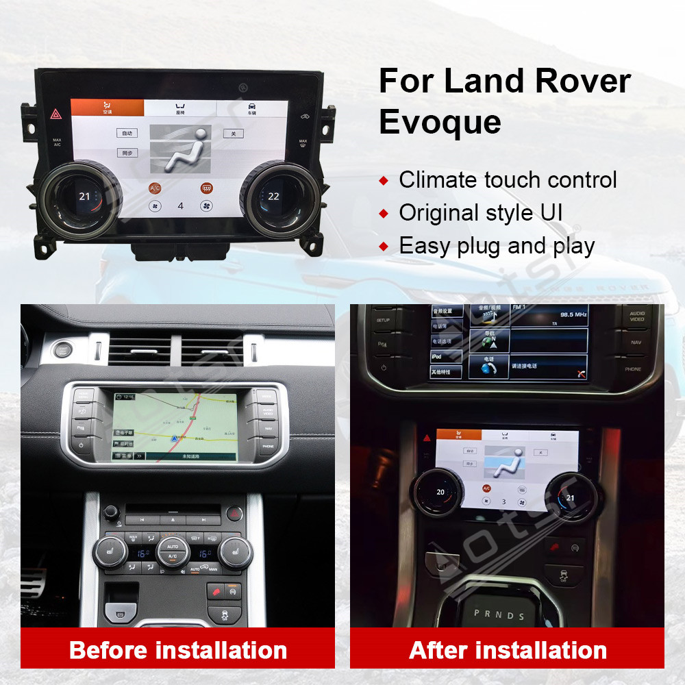 AC Panel Air Conditioner Climate Control For Land Rover Range Rover Evoque LRX L538 2012-2019 Touch Stereo Board LCD Screen Display Headunit-Aotsr official website