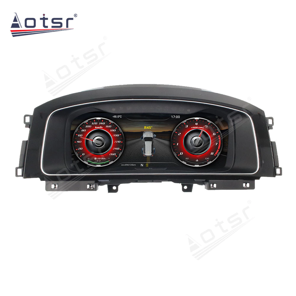 For VW B8 PASSAT CC Golf 7 GTI Teramont Variant Car Instrument Dashboard Display LCD Android GPS Navigation Multimedia Head Unit-Aotsr official website