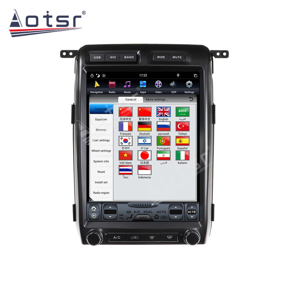 For Ford Raptor F150 2009 2010 2011 - 2014 Android Multimedia Player PX6 Car Radio Tesla Screen GPS Navigation Audio Stereo Unit-Aotsr official website