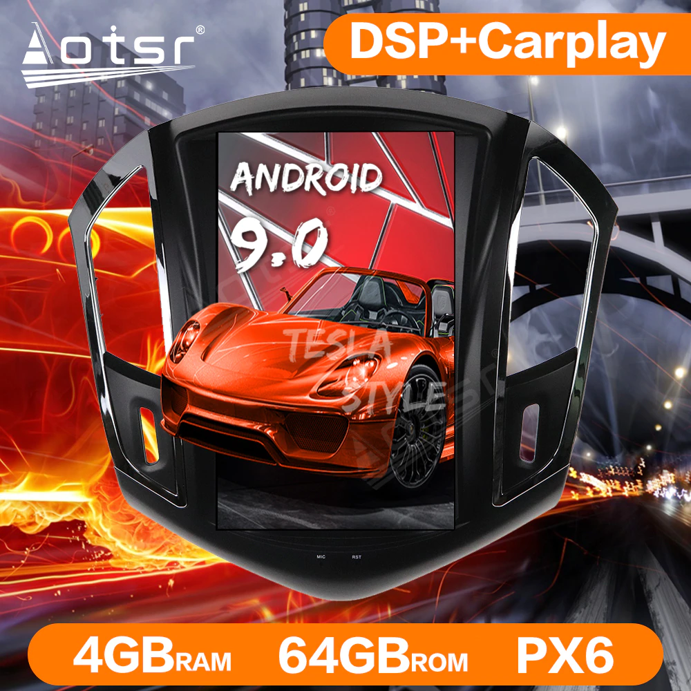 Tesla Style Andriod 9.0 64GB Car Radio For Chevrolet CRUZE 2012-2015 GPS Navigation Auto Head Unit Multimedia Player Carplay DSP-Aotsr official website