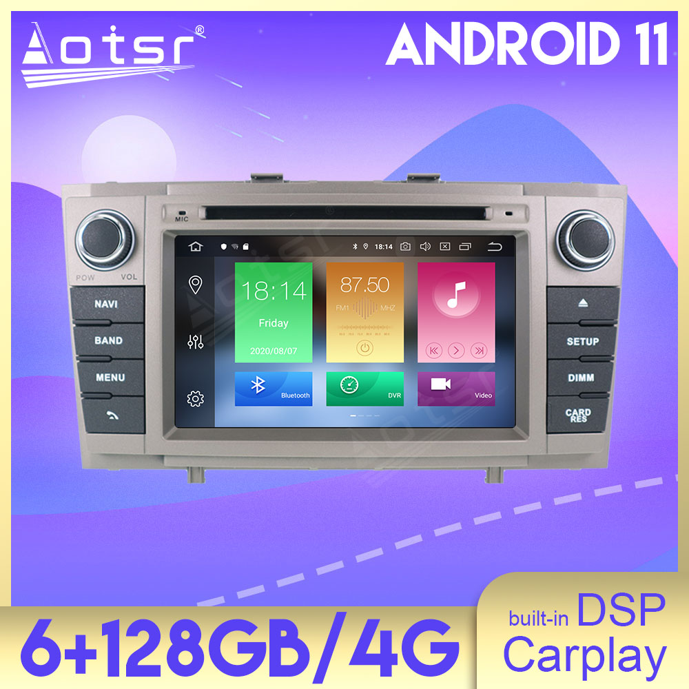 128GB For Toyota Avensis T27 2009-2015 Car Stereo Multimedia Player Android GPS Navigation Auto Audio Radio Carplay Head Unit