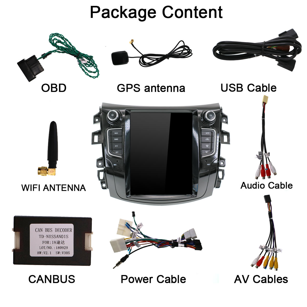 128G Car Radio For NISSAN NP300 Navara 2014-2019 Car GPS Navigation Android 11.0 Tesla Vertical Screen DVD Multimedia Player HD-Aotsr official website