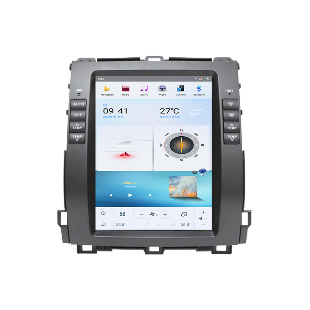 128G Tesla Screen For Toyota Land Cruiser Prado 120 For Lexus GX470 2002-2009 Android Car Multimedia Player GPS Radio Stereo Head Unit-Aotsr official website