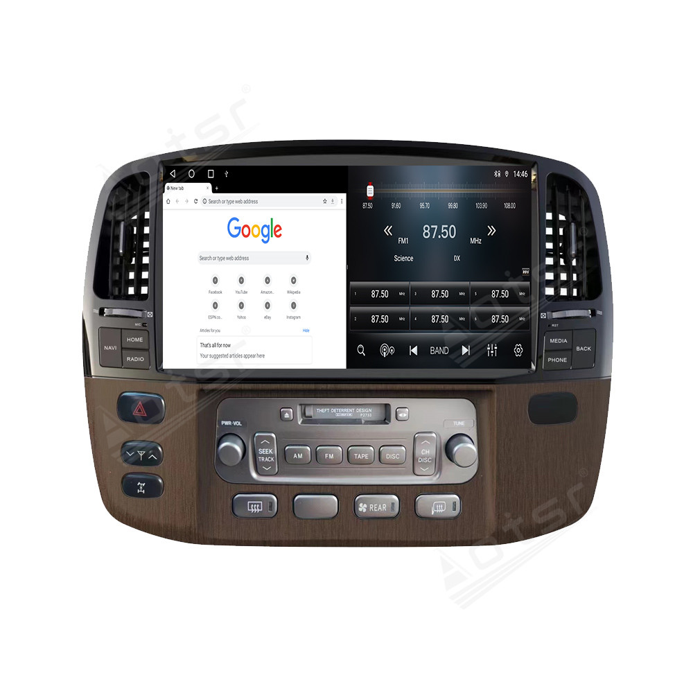 13.6‘’ Android For Lexus LX470 Land Cruiser LC100 2003-2007 Audio Car Radio DVD Multimedia Player GPS Navigation Head Unit DSP-Aotsr official website