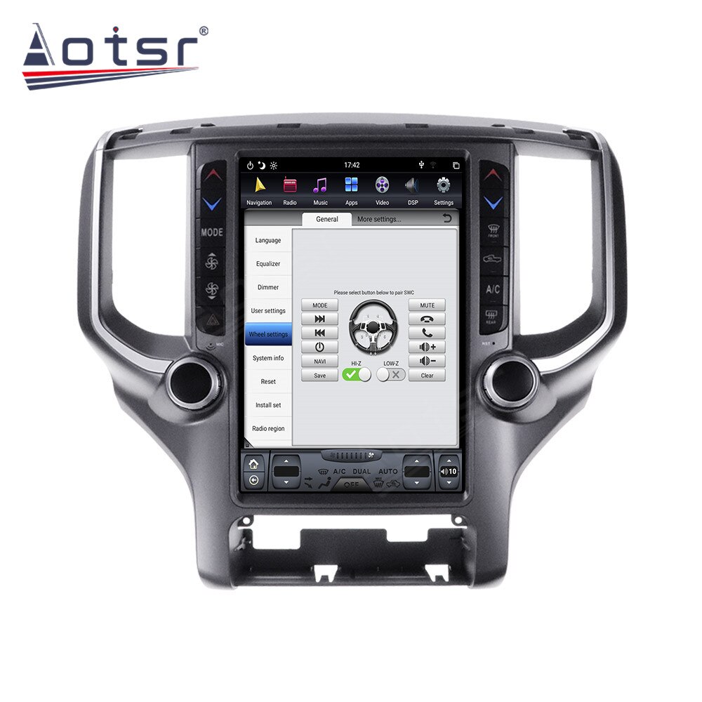 Car Radio GPS Navigation For Dodge RAM 1500 2500 3500 Android 9.0 Multimedia Player Video 128GB Tesla Screen Autoradio Stereo BT-Aotsr official website