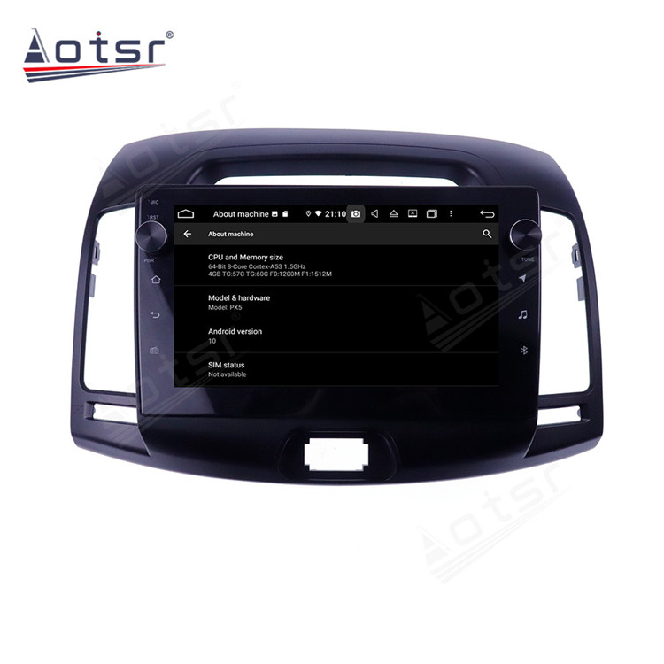 9 Inch Android 10.0 Auto Stereo For Hyundai Elantra 2008-2010 Audio Car Radio DVD Multimedia Player GPS Navigation Head Unit-Aotsr official website