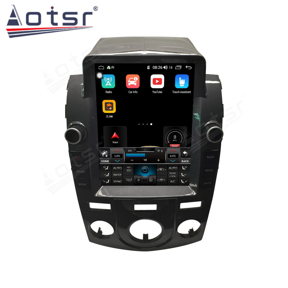 6G 128G Android 11 Car Multimedia AutoRadio Audio Radio Player For KIA Forte 2008 2009 2010 2011 2012 GPS Navi Tesla Style Head Unit-Aotsr official website