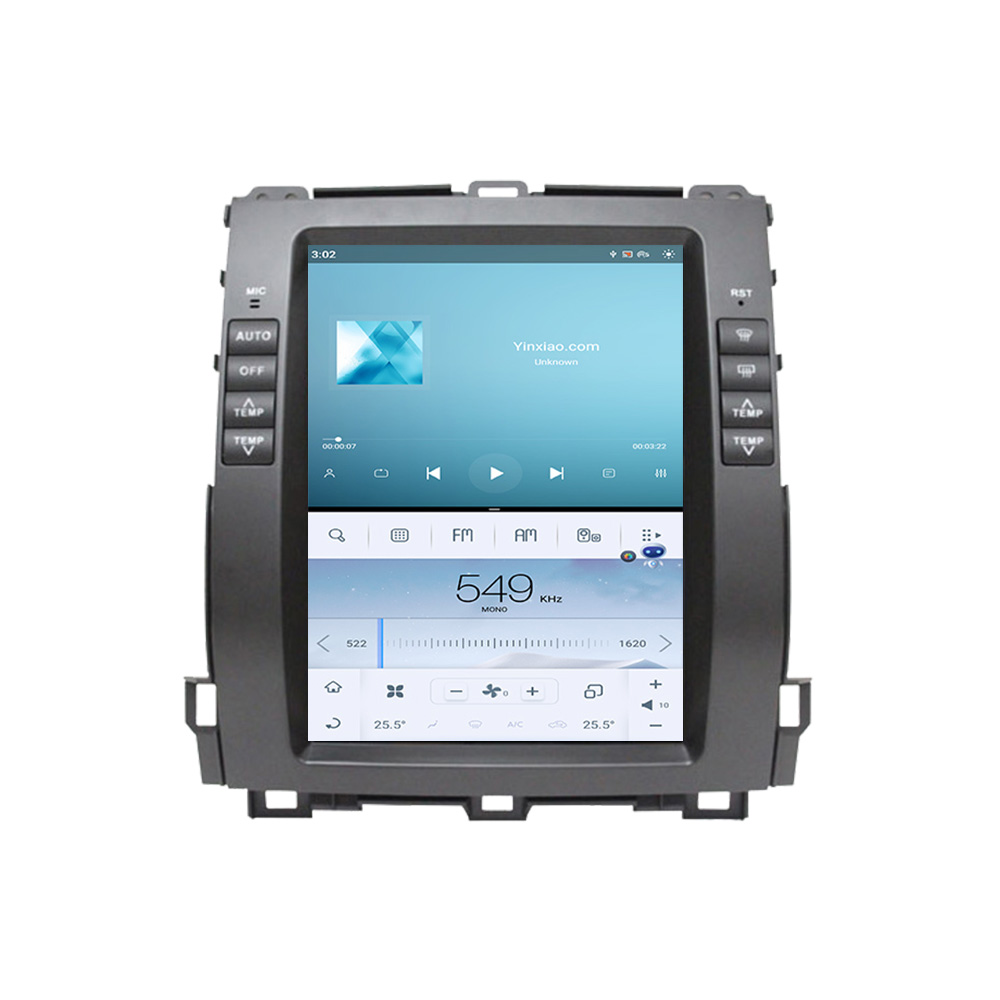 128G Tesla Screen For Toyota Land Cruiser Prado 120 For Lexus GX470 2002-2009 Android Car Multimedia Player GPS Radio Stereo Head Unit-Aotsr official website