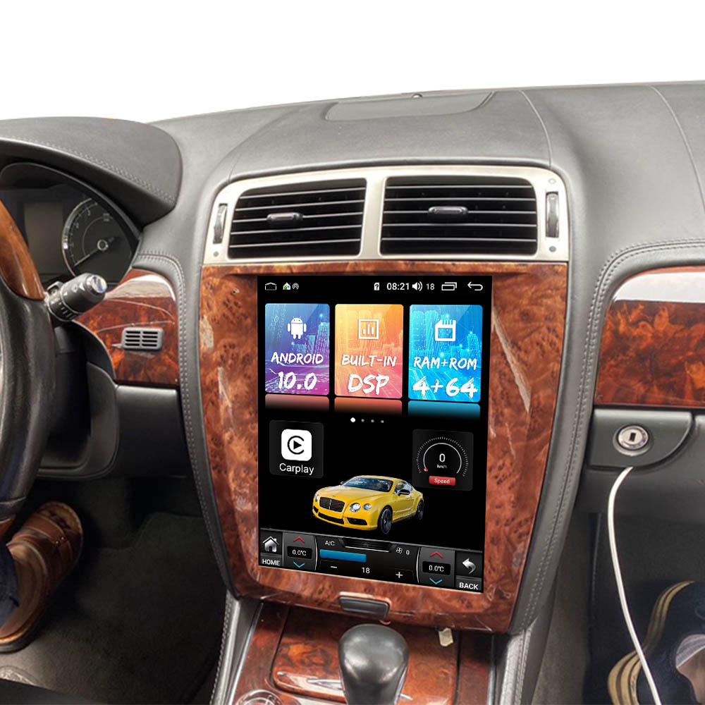 Android 11.0 multimedia player with GPS navigation stereo main unit DSP Carplay 6GB + 128GB suitable for Jaguar XK mahogany-Aotsr official website