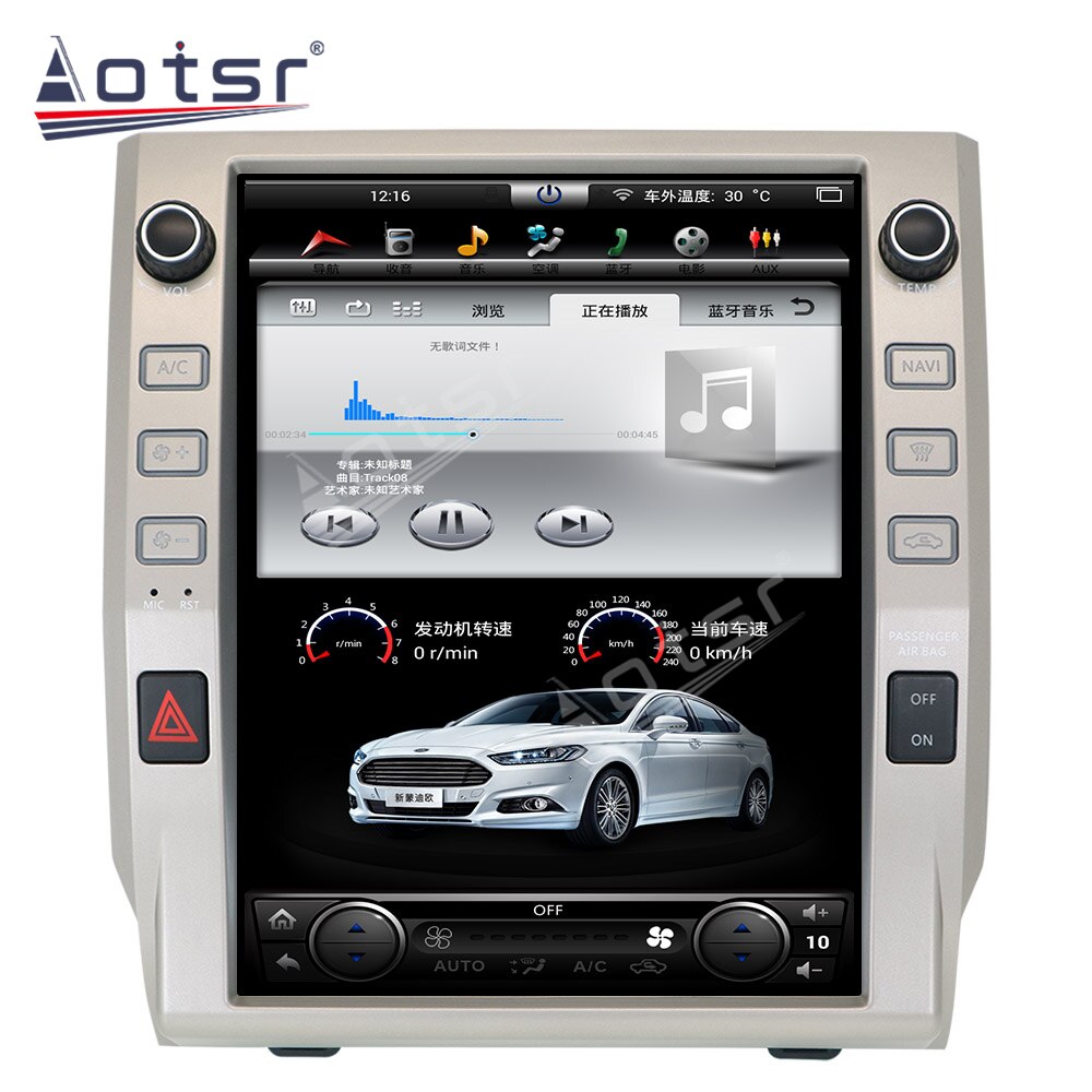 For Toyota Tundra Android Radio Car GPS Navigation 2014 2015 - 2020 Auto Stereo Tesla Screen Car Multimedia Player Head Unit HD-Aotsr official website