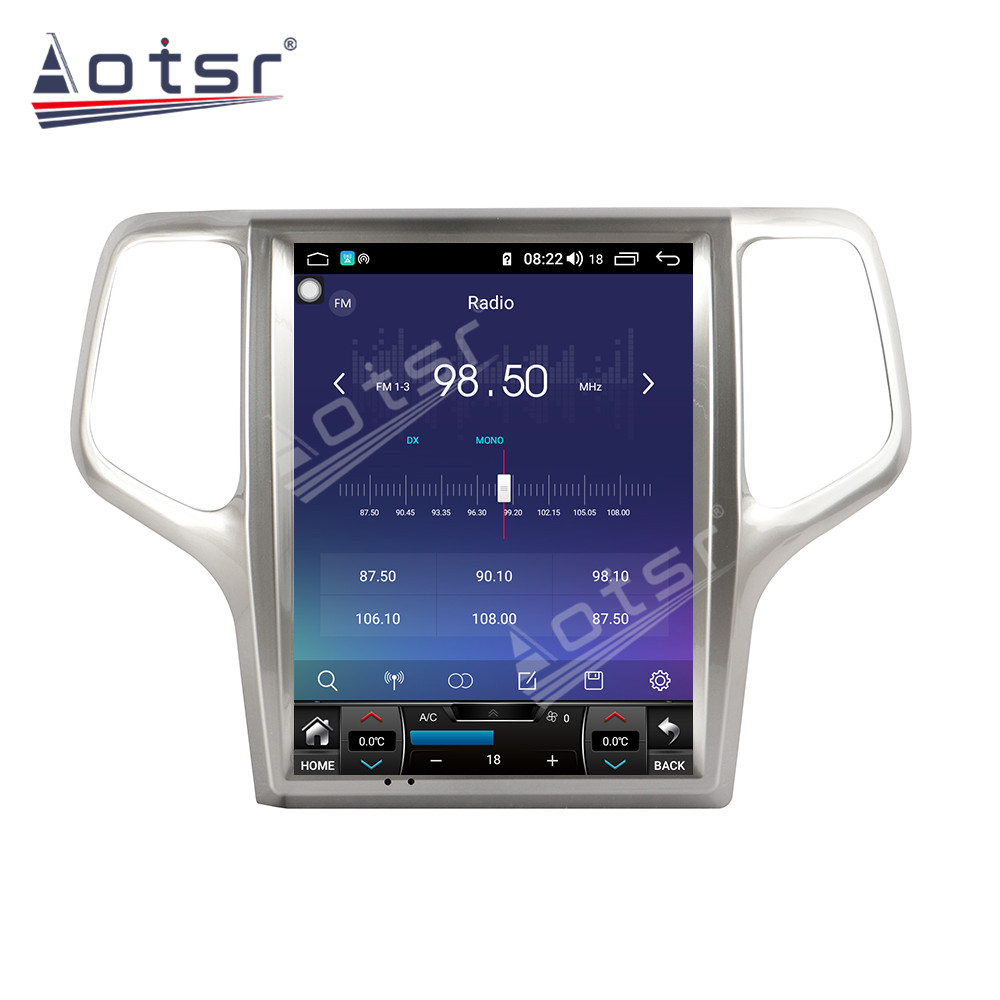 Android 11.0 multimedia player with GPS navigation stereo main unit DSP Carplay 6GB + 128GB suitable for Jeep 08-13 Grand Cherokee-Aotsr official website