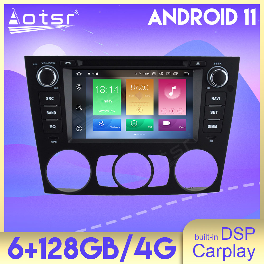 Android 11.0  Multimedia Player 128G For BMW E90 with GPS navigation suitable for BMW stereo main unit DSP Carplay -Aotsr official website