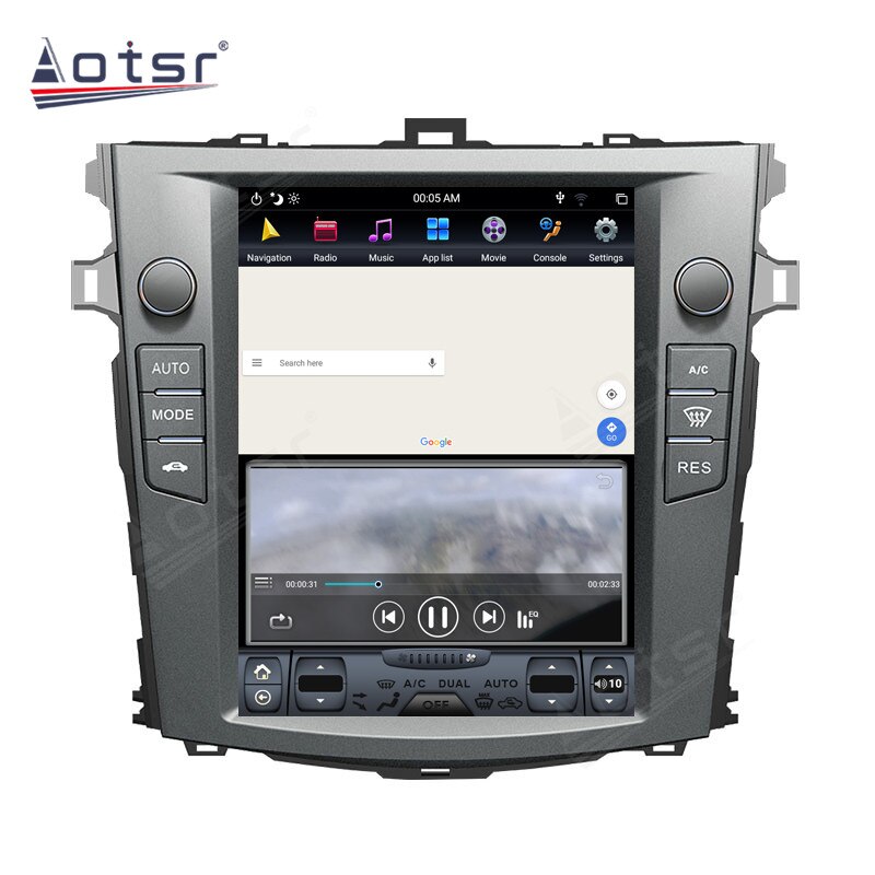 Android Multimedia For Toyota Corolla 2008 2009 - 2013 128GB Car Radio DVD Player Tesla Vertical Screen GPS Navigation Head Unit-Aotsr official website