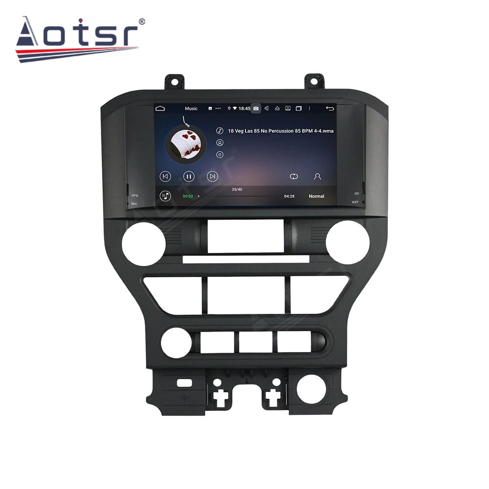 4G 128GB Carplay Android Radio GPS NavigatioN For Mustang 2015 2016 2017 2018 Car Multimedia DVD Video Audio Stereo Unit Screen-Aotsr official website