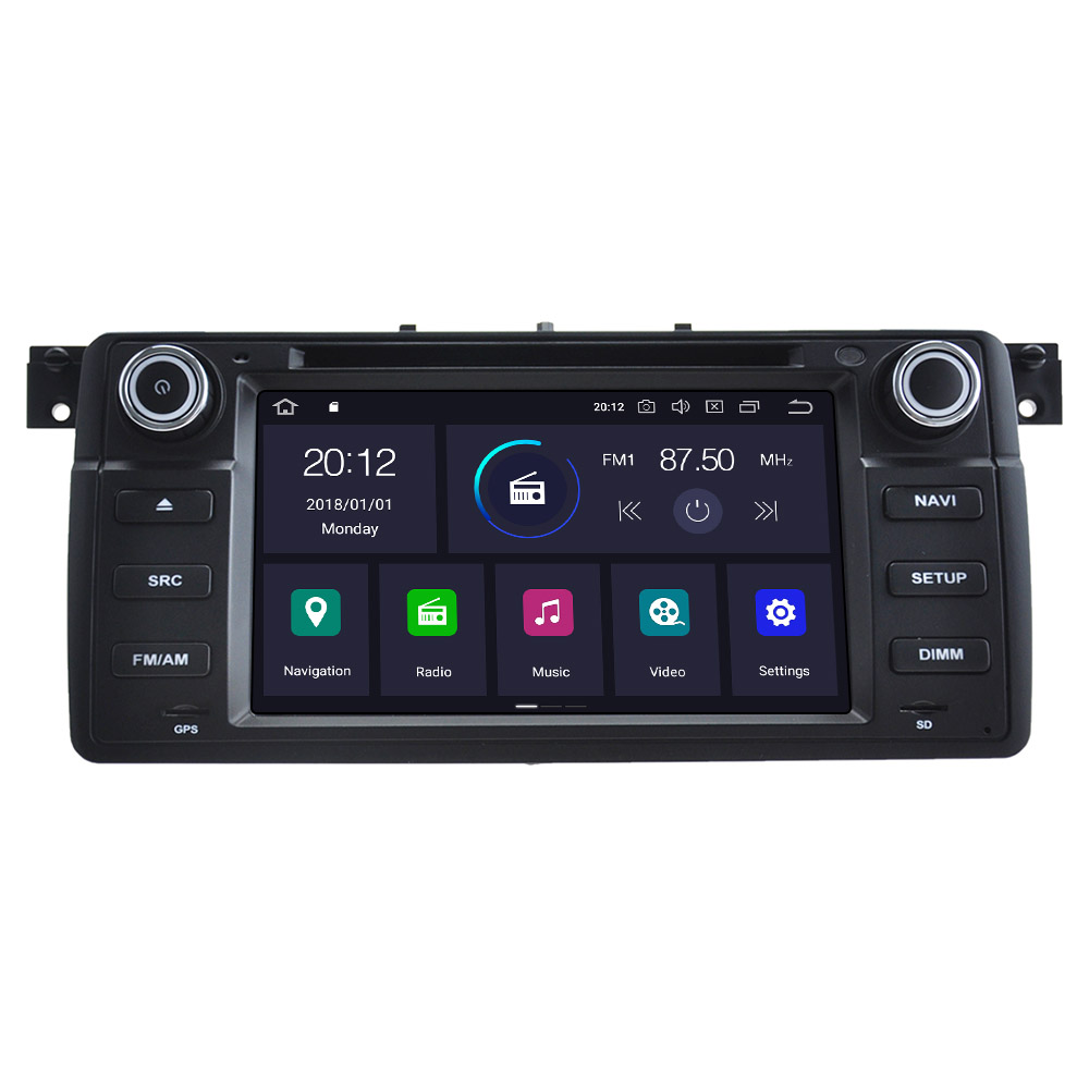 Android 11.0  Multimedia Player 128G For BMW E46 with GPS navigation suitable for BMW stereo main unit DSP Carplay -Aotsr official website