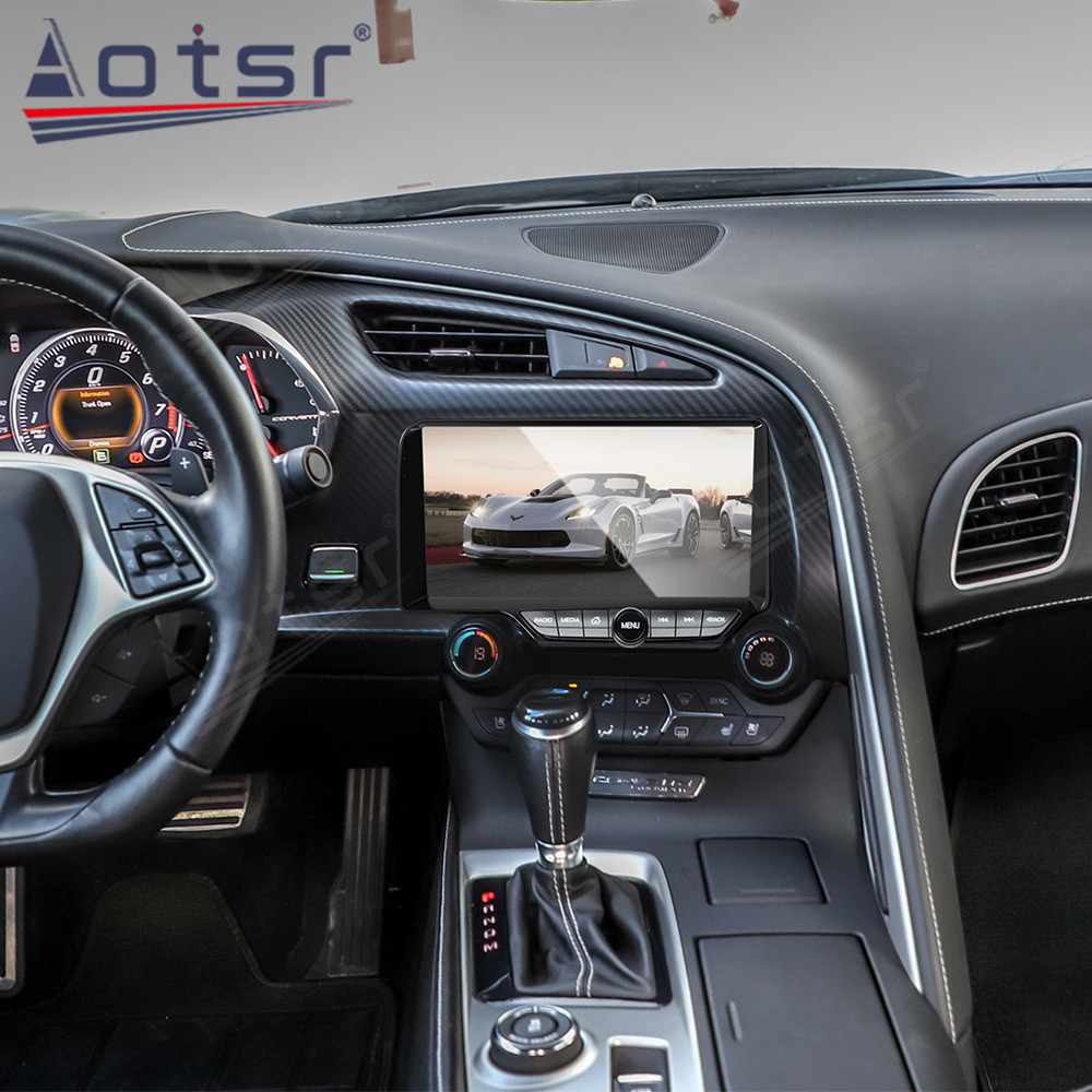 Android 11.0 For Chevrolet Corvette C7 2013-2019 Auto Car Radio 128G Multimedia Player GPS Navigation Touch Screen Head Unit DSP