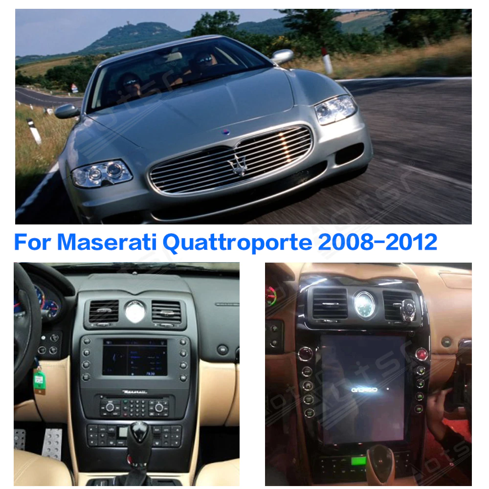 For Maserati Quattroporte Android Multimedia 2004 - 2012 Tesla Screen Car Radio GPS Navigation Video Player Carplay PX6 Stereo-Aotsr official website