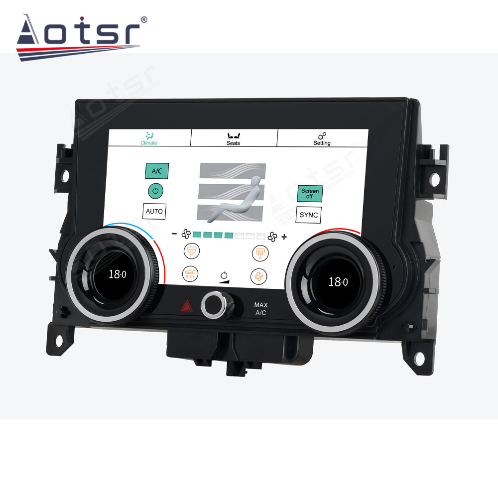 Suitable for Land Rover Range Rover Evoque 2012-2018 LCD high-definition touch screen air conditioning instrument with AC/C control panel original car system digital car air conditioning screen-Aotsr official website