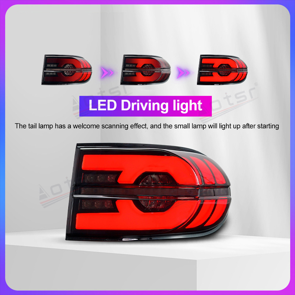 2PCs Car LED Light Tail Lamps Assembly For Toyota FJ Cruiser 2007-2020