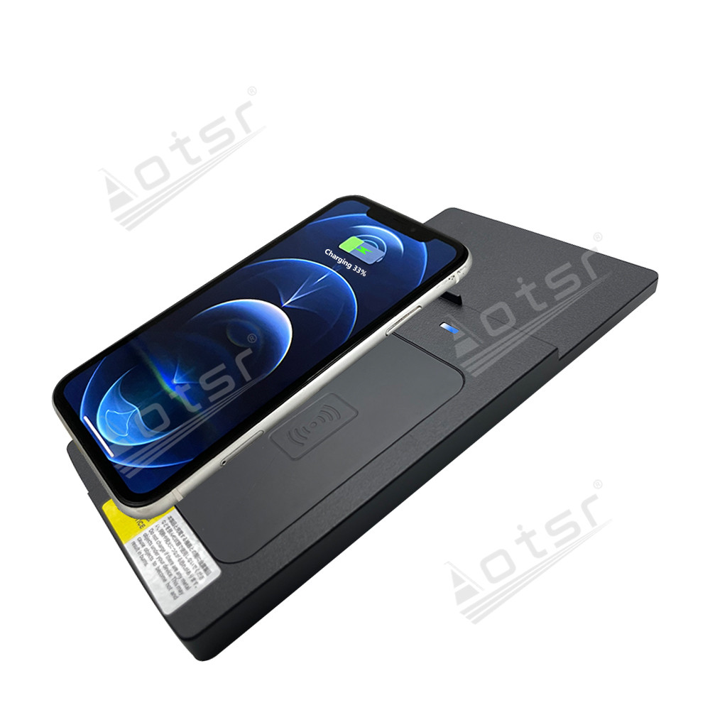 Wireless Car Charger For Audi A4L 2015-2023 Intelligent Infrared Fast Phone Holder Temperature Control Hidden Design