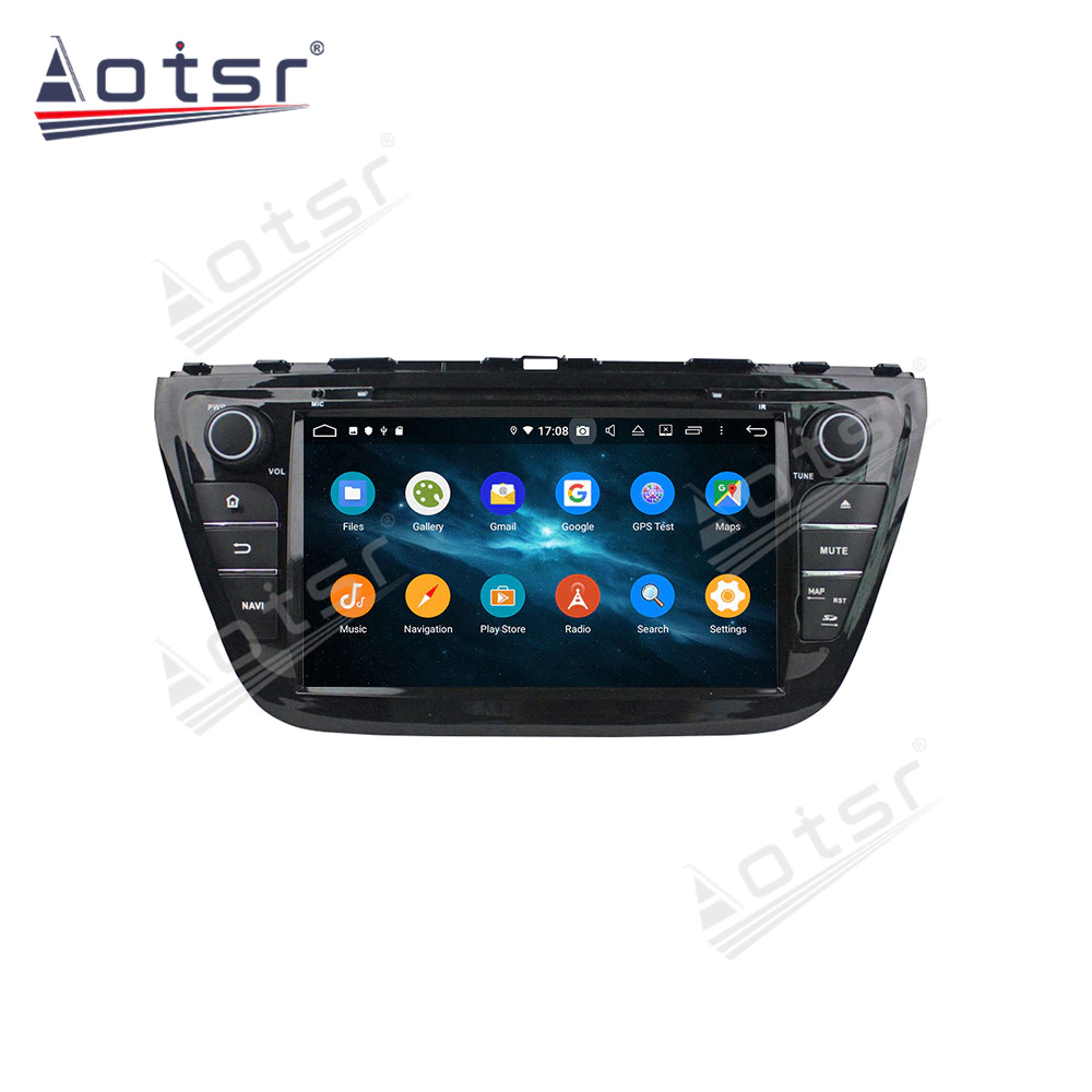 2 Din IPS Screen Android 10 DSP Car Multimedia Player For Suzuki SX4/S Cross 2014 - 2018 Navigation Audio Radio Stereo head unit-Aotsr official website