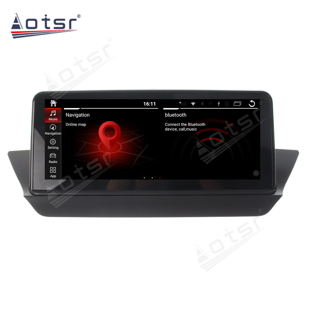 Android 10.0 multimedia player with GPS navigation stereo main unit DSP  8GB + 128GB suitable for BMW10-15 X1-CIL base-Aotsr official website